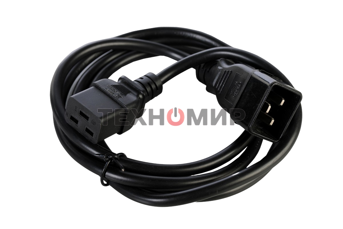 Шнур питания ЦМО С19-С20 R-16-Cord-C19-C20-1.8 (упак.:1шт) 1,8м
