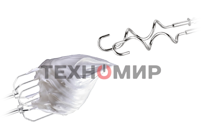 Миксер ручной Centek CT-1118 хром/вишня 350 Вт, 5 скоростей+турбо, взбивание/замешивание