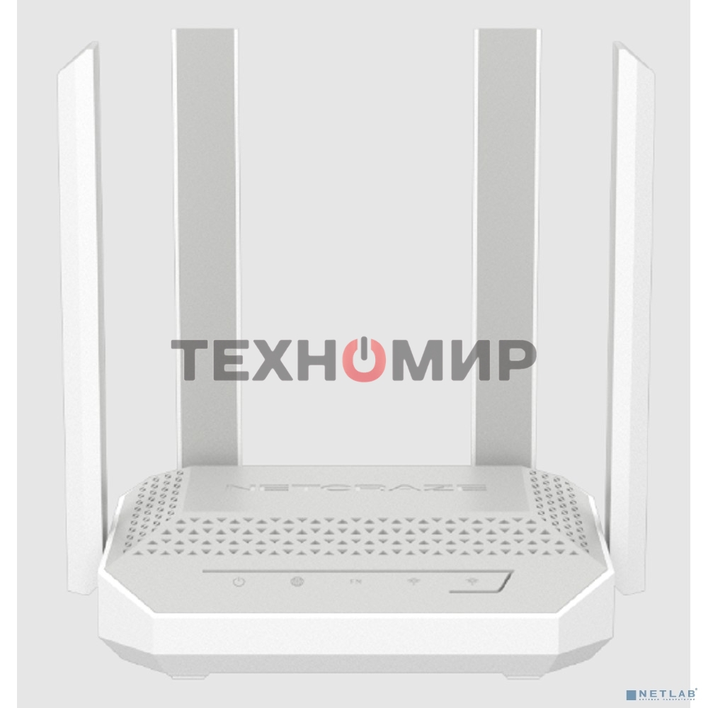 Гигабитный интернет-центр Netcraze Speedster DSL (NC-2113) с Mesh Wi-Fi 5 AС1200, 4 портовым Smart-коммутатором, портами DSL и USB