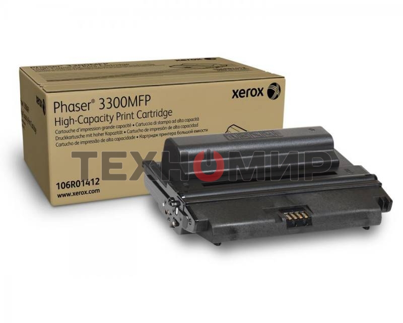 Картридж лазерный Xerox 106R01412 черный для Xerox Ph 3300 (8000 стр)(Channels)
