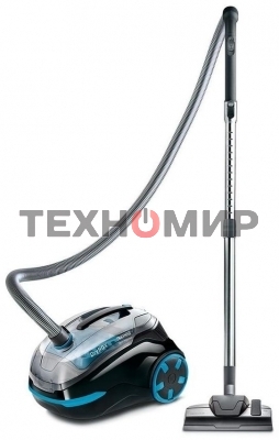 Пылесос Thomas DryBOX черный/синий, 300/1700Вт, уборка сухая, пылесборник контейнер 2.1 л