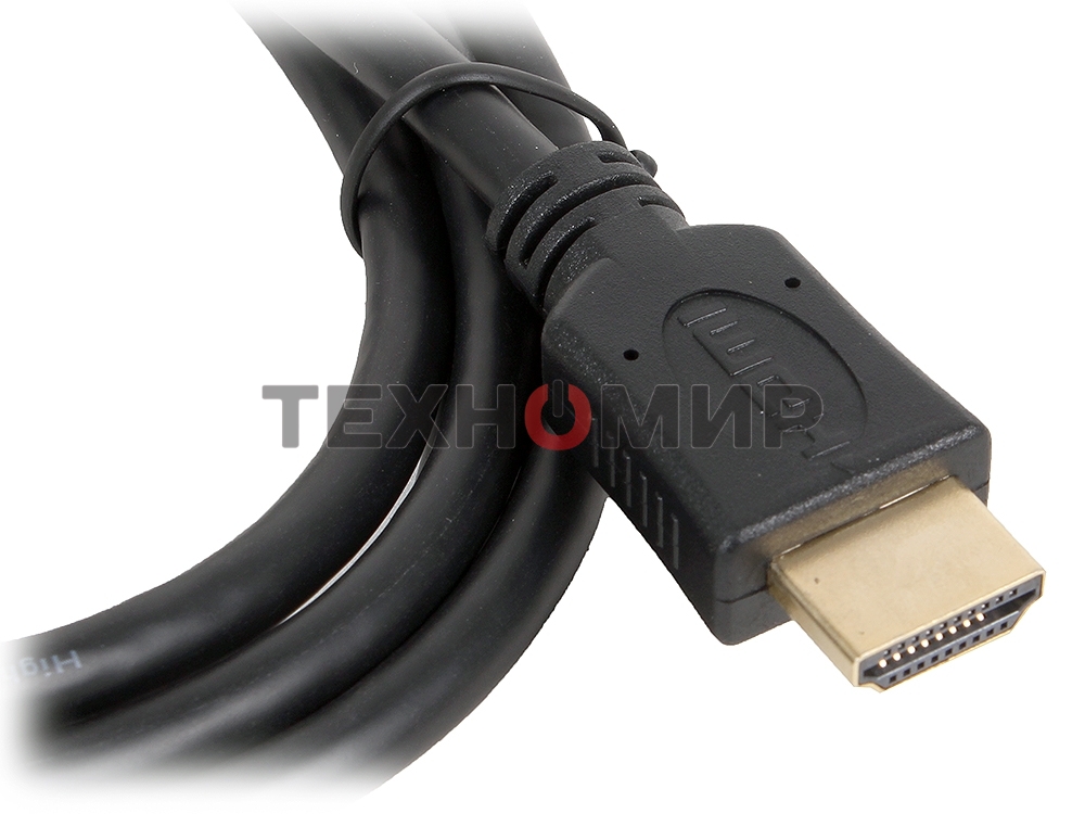 Кабель Cablexpert HDMI-mini HDMI CC-HDMI4C-6, 19M/19M, v2.0, медь, позол.разъемы, экран, 1.8м, черный, пакет