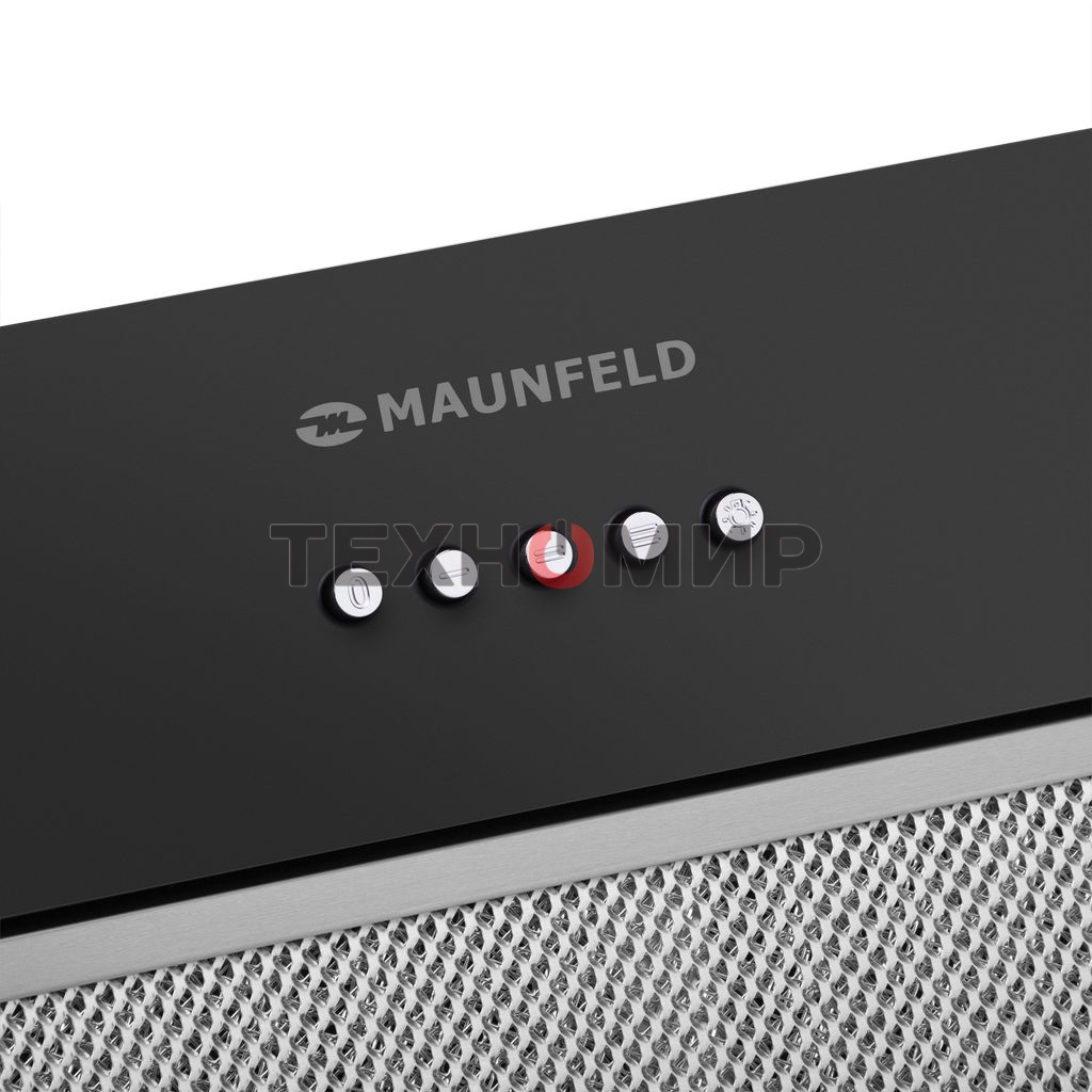Вытяжка встраиваемая Maunfeld THAMES 601PM черный, 60 см, 850 куб. м/ч, 44 дБ