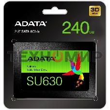 Накопитель SSD ADATA SU630, 240Gb, SATA III, 2.5