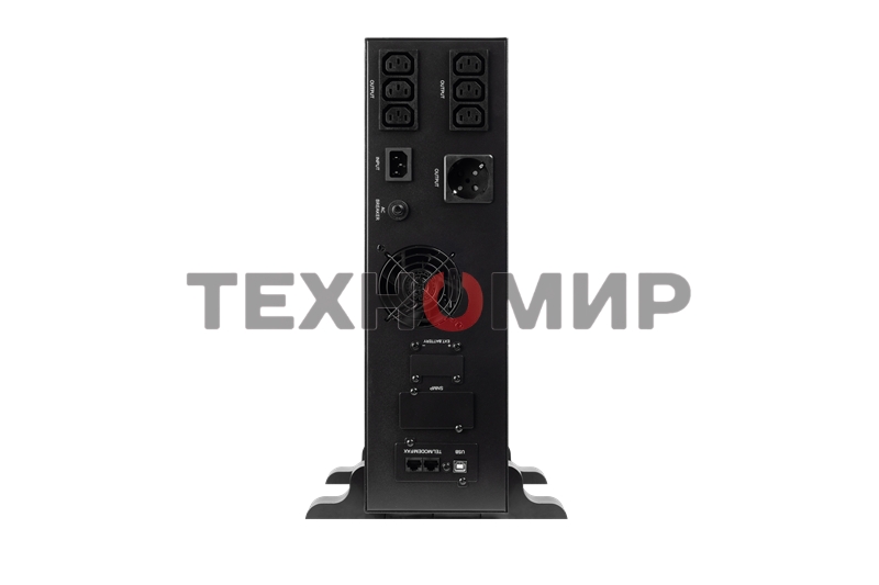 Источник бесперебойного питания SMARTWATT UPS DATA 3kVA Line-interactive SIN 3000VA/2400W (Euro x1, IEC C13 x6, USB, RJ11/RJ45 protection, SNMP, LCD