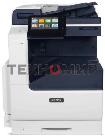 МФУ лазерное Xerox VersaLink C7125/30/35 (C7101V_D), A3, цветной, печ. до 30 стр/мин. (А4) до 17 стр/мин. (А3), скан. до 80 стр/мин., 2400 x 1200 dpi (печать) 600x600dpi (скан.), RJ-45, NFC, Air Print, Mopria (базовый блок, без инициализации)