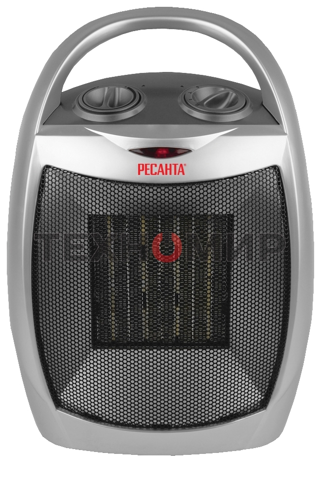 Тепловентилятор Ресанта ТВК-1, серебристый, 900/1800 Вт, 18 м2, термостат 67/2/3