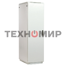 Шкаф коммутационный ЦМО ШТК-М-42.6.10-3ААА 42U 600x1020 мм пер. дв. металл задн. дв. стал. лист 2 бок. пан. направл. под закл. гайки 550 кг серый