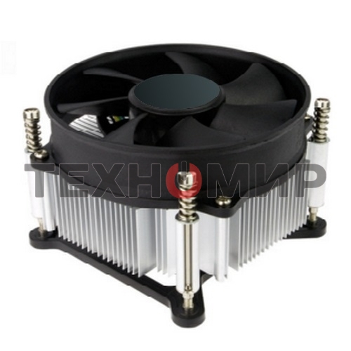 Кулер для процессора ACD серебристый, 90 мм, алюминий, 2400 об/мин, 31.6 дБ, 4 pin, 95 Вт, 60 мм OEM