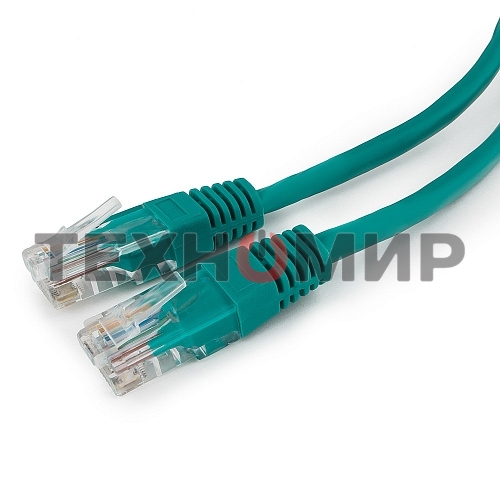Патч-корд UTP Cablexpert cat.5e, 1.5м, литой, многожильный, зеленый