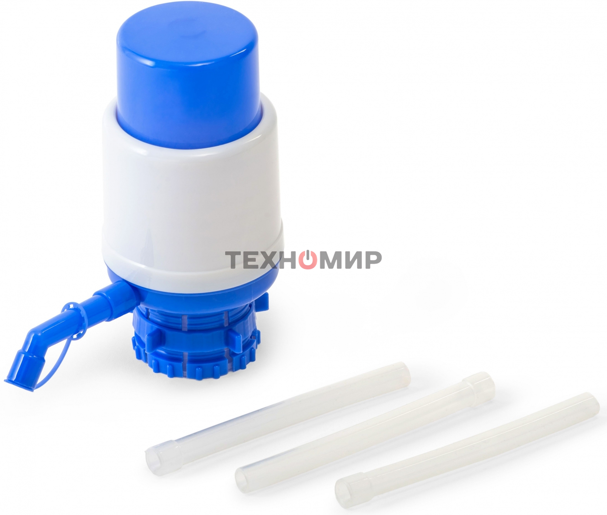Помпа для 19л бутыли AEL AEL-080 механический, белый/синий
