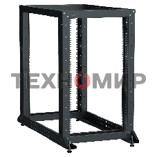 Стойка двухрамная ITK Linea LF05-24U61-2GM 24U 600 мм X 1000 мм 700 кг черный