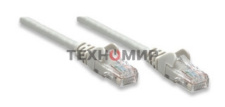 Патч-корд UTP cat.5e, 10м ExeGate серый