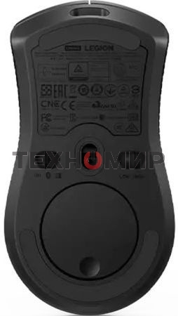 Мышь беспроводная/проводная Lenovo Legion M600 черный, 16000 dpi, радиоканал, Bluetooth, USB, кнопки - 9