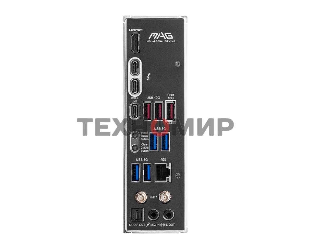 Материнская плата MSI MAG Z890 TOMAHAWK WIFI, LGA 1851, Intel Z890, 4xDDR5, 4xSATA, 4xM.2, 1xPCIe 5.0 x16, 2xPCIe 4.0 x4, 1xHDMI, 2xUSB-C Thunderbolt 4, 1xUSB-C 3.2 Gen 2, 3xUSB-A 3.2 Gen 2, 4xUSB-A 3.2 Gen 1, 1x 5Gb LAN, 2x3.5 мм, 7.1, ATX