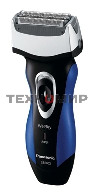 Электробритва сетчатая Panasonic ES6002 реж.эл.:3 питан.:аккум. черный/синий