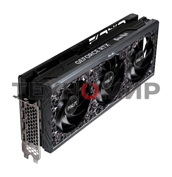 Видеокарта Palit RTX4070Ti GAMEROCK 12Gb 192 GDDR6X 2310/21000 HDMIx1 DPx3 HDCP Ret