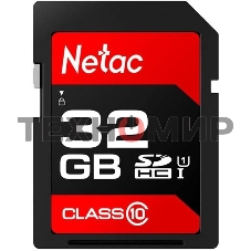 Флеш карта SDHC 32Gb Netac Class 10 UHS-I U1 P600 NT02P600STN-032G-R