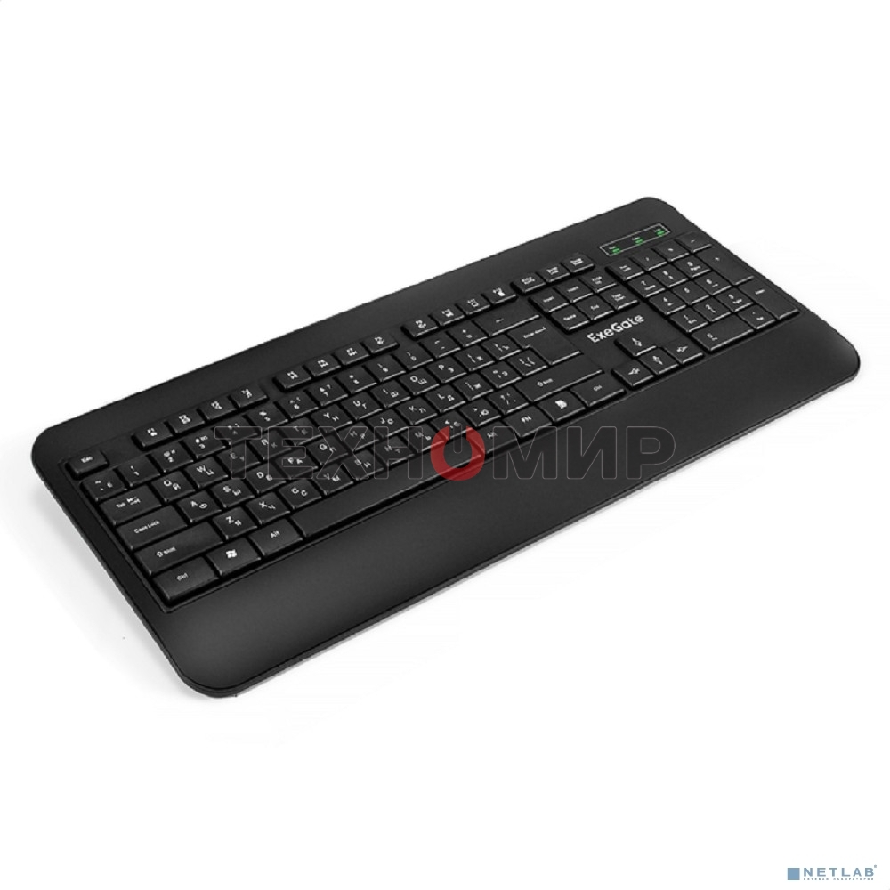 Клавиатура проводная ExeGate Professional Standard LY-E5500M, USB, черный