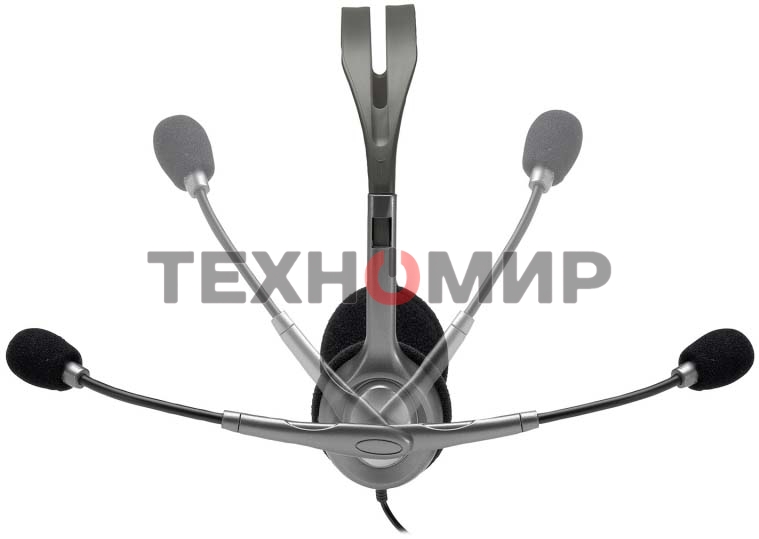 Гарнитура проводная Logitech Headset H110 grey (981-000472/981-000271)