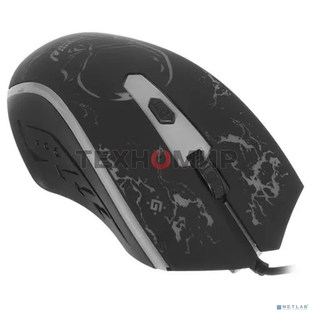 Комплект клавиатура+мышь Defender Aura MKP-117 проводной, USB, 2400 DPI, черный