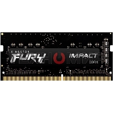Оперативная память Kingston Fury Impact, DDR4, 8GB (1x8GB), 3200MHz, CL20, SO-DIMM