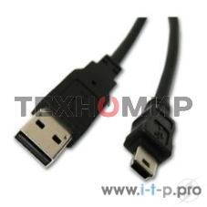 Кабель Gembird PRO USB 2.0 для соед. 1.8м А-miniB (5 pin) позол.конт., пакет