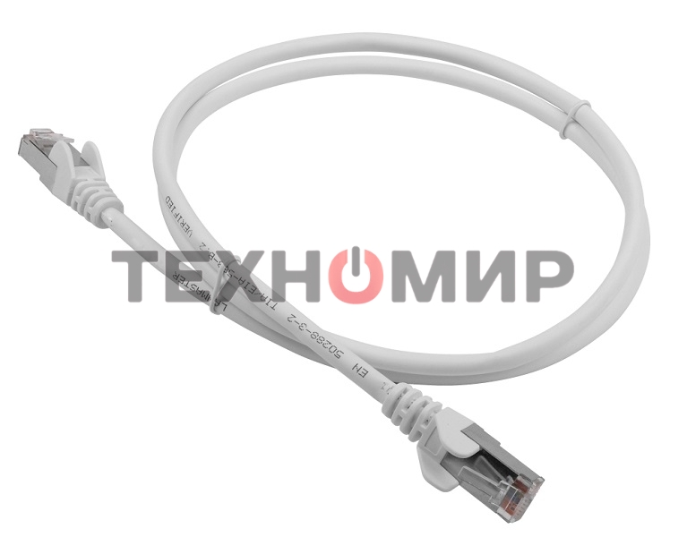 Кабель Патч-корд Lanmaster FTP LAN-PC45/S5E-0.5-GY вилка RJ-45-вилка RJ-45 кат.5е 0.5м серый LSZH (уп.:1шт)