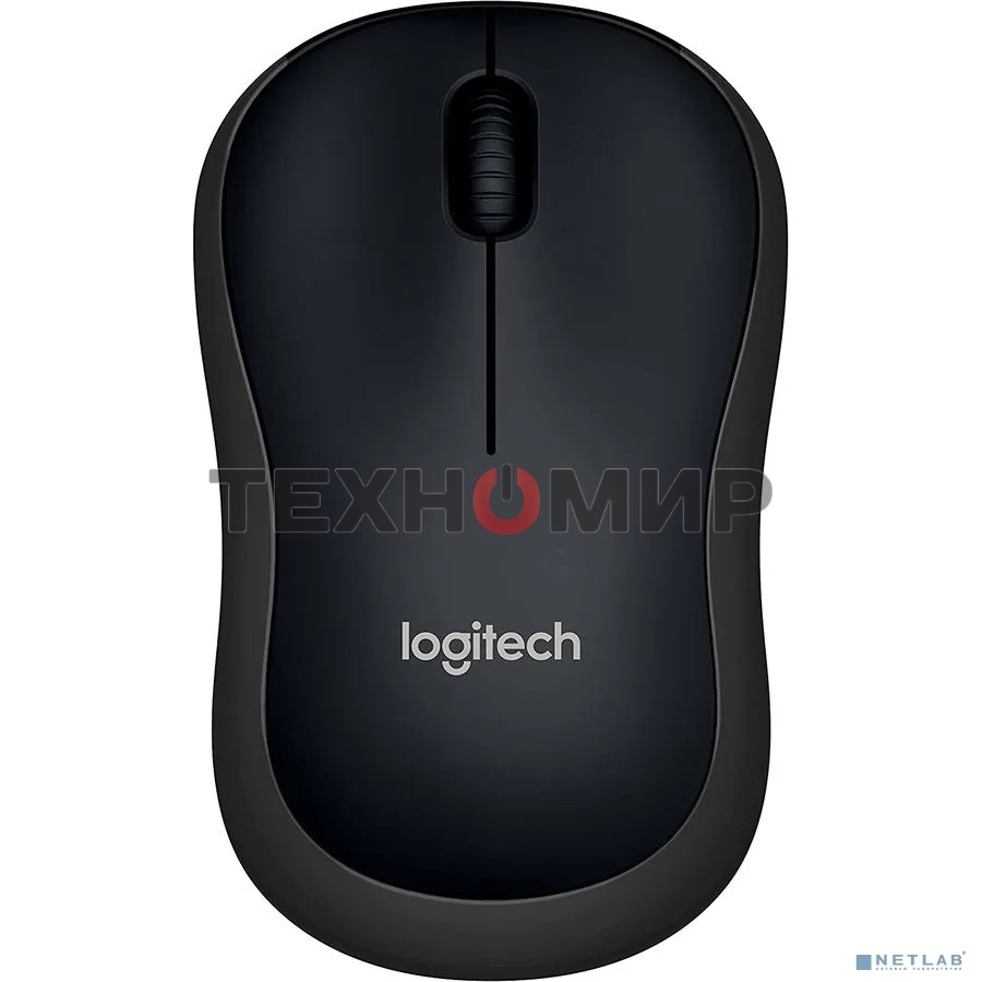 Мышь беспроводная Logitech B220 Silent черный, 1000 dpi, радиоканал, USB, кнопки - 3