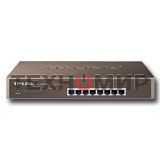 Коммутатор TP-LINK SMB TL-SG1008 8-port Gigabit Switch, 1U rack-mountable steel case
