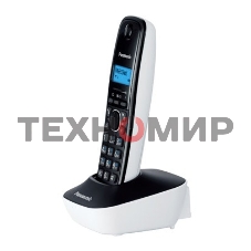 Телефон беспроводной (DECT) Panasonic KX-TG1611RUW (белый) АОН, Caller ID,12 мелодий звонка,подсветка дисплея,поиск трубки