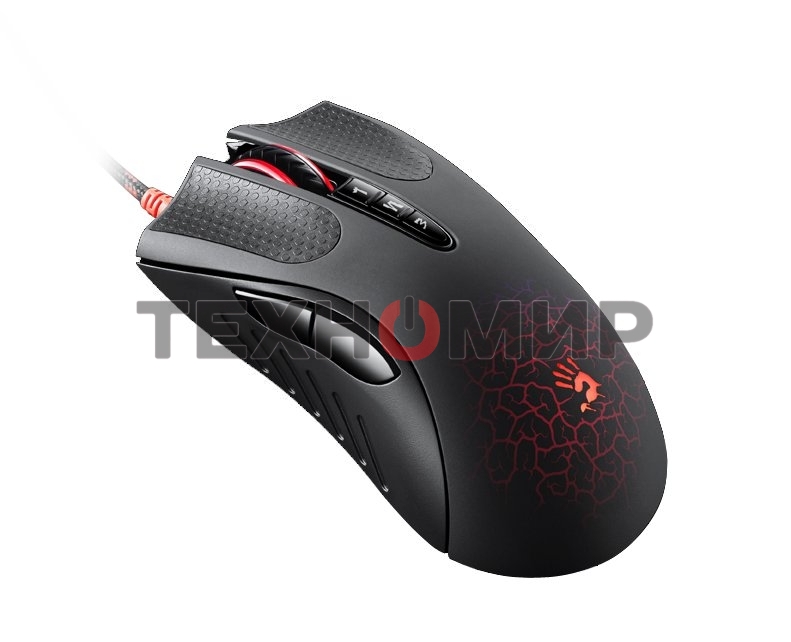 Мышь проводная A4Tech Bloody AL90 Blazing черный, 12000 dpi, USB, кнопки - 8