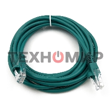 Патч-корд Buro UTP cat.5e 3м зеленый RJ-45 (m)-RJ-45 (m)