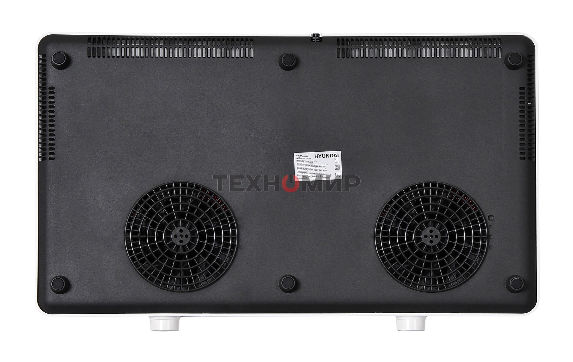 Плита настольная электрическая Hyundai HYC-0108 белый стеклокерамика (настольная)