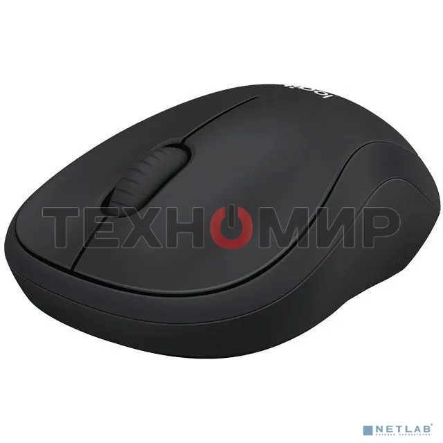 Мышь беспроводная Logitech B220 Silent черный, 1000 dpi, радиоканал, USB, кнопки - 3