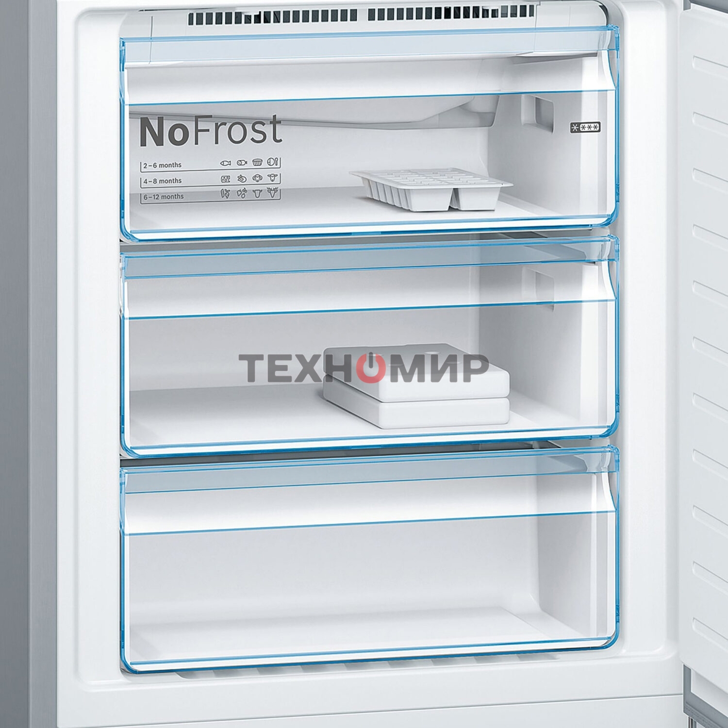 Холодильник Bosch KGN39LB30U черный двухкамерный 279/87л морозилка снизу, No Frost