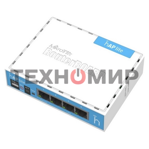 Беспроводной маршрутизатор Mikrotik RB941-2nD MikroTik RouterBOARD hAP lite