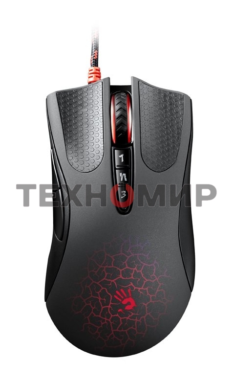 Мышь проводная A4Tech Bloody AL90 Blazing черный, 12000 dpi, USB, кнопки - 8