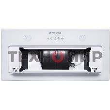 Вытяжка встраиваемая Maunfeld TRAPEZE 601GG белый, 60 см, 1150 куб. м/ч, 54 дБ