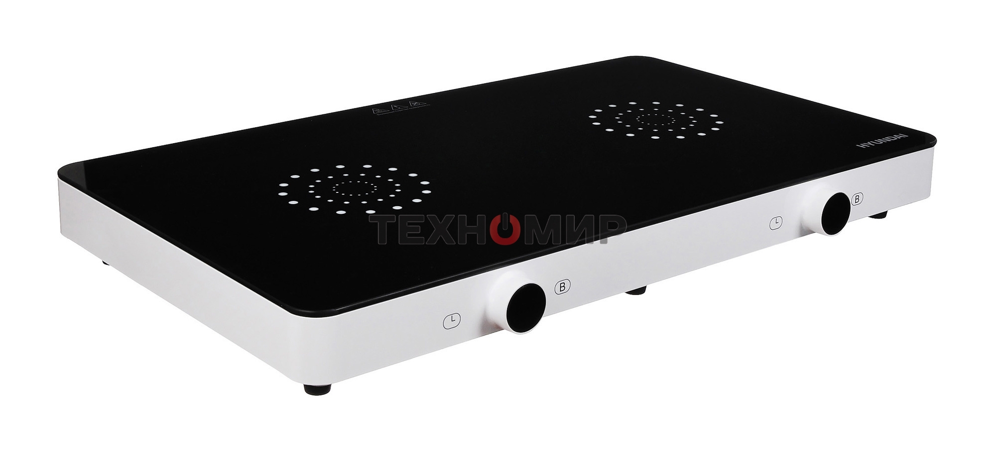 Плита настольная электрическая Hyundai HYC-0108 белый стеклокерамика (настольная)