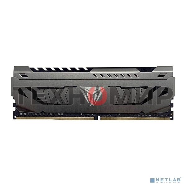 Оперативная память Patriot Viper Steel, DDR4, 8GB, 3200MHz, CL16, DIMM, с радиатором, черный