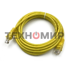 Патч-корд Buro UTP cat5E 3м желтый RJ-45 (m)-RJ-45 (m)