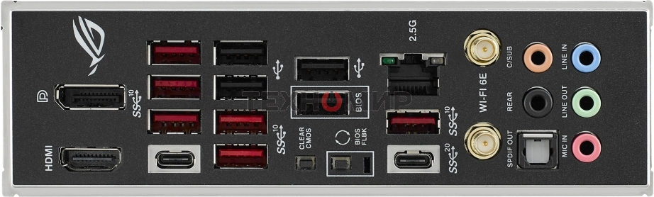 Материнская плата ASUS ROG STRIX B650E-E GAMING WIFI, AM5, AMD B650, 4xDDR5, 4xSATA, 4xM.2, 1xPCI-E 4.0 x4, 1xPCI-E 5.0 x8, 1xPCI-E 5.0 x16, 1xDP, 1xHDMI, 1x 2.5Gb LAN, 4xUSB-A 3.2 Gen 2, 6xUSB-A 3.2 Gen 2, 1xUSB-C 3.2 Gen 2, 1xUSB-C 3.2 Gen 2x2, 5x3.5 мм