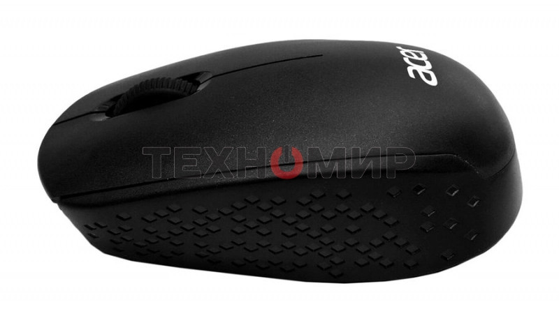 Мышь беспроводная Acer OMR020 черный, 1200 dpi, радиоканал, USB, кнопки - 3