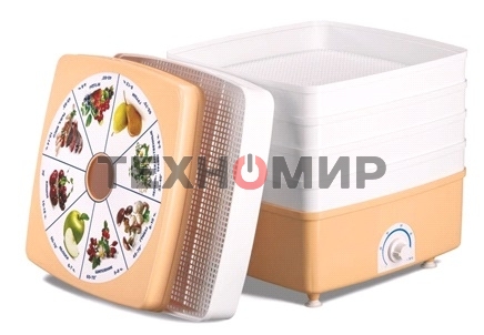 Сушилка для овощей Ротор-Дива-Люкс СШ-010-02 (002), 5 поддонов (гофратара), Барнаул
