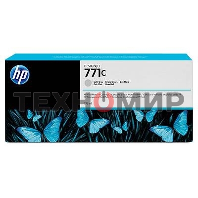 Картридж струйный HP №771C B6Y14A светло-серый для HP DJ Z6200 (775мл)