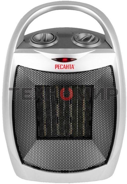 Тепловентилятор Ресанта ТВК-1, серебристый, 900/1800 Вт, 18 м2, термостат 67/2/3