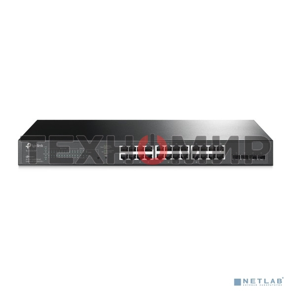 Коммутатор TP-Link TL-SG2428P JetStream гигабитный Smart коммутатор на 24 порта PoE+ и 4 SFP-слота SMB