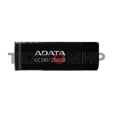 Флешка USB ADATA UC310 (UC310-256G-RBK), 256Gb, USB 3.2 Gen1, R/W 100/30, черный