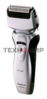 Электробритва сетчатая Panasonic ES-RW30S реж.эл.:2 питан.:аккум. серебристый